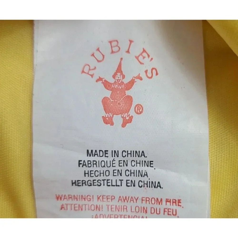 Rubies Despicable Me Minion Hooded Dress Costume Junior Medium Yellow Sleeveless - Picture 5 of 7
